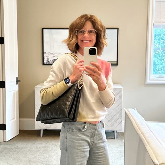 LOUIS VUITTON Lambskin Embossed Monogram Coussin MM - Picture 6 of 16